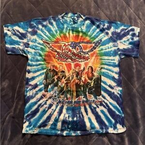Aerosmith Just Push Play Tour 2002 Kid Rock Run DMC Tshirt Size XL